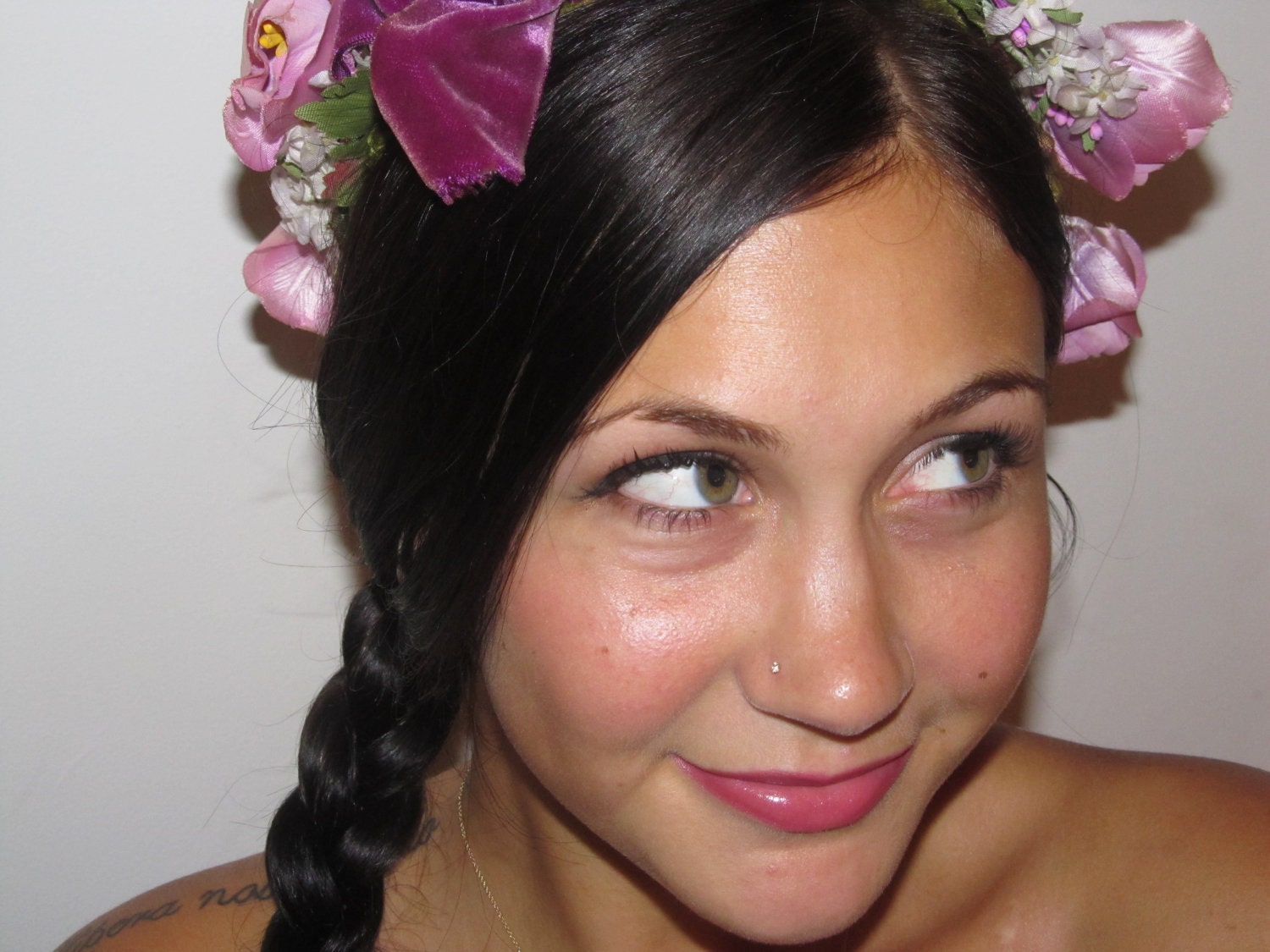 Ladies Vintage Flower Hat Easter Bonnet