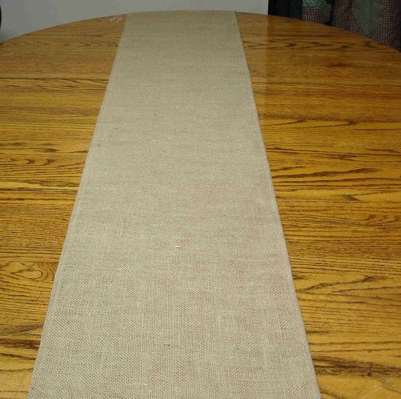 Burlap Table Runner, Weddings, baby showers, for the home-Reserved Deposit