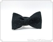 La Fête - Black Freestyle Bow Tie