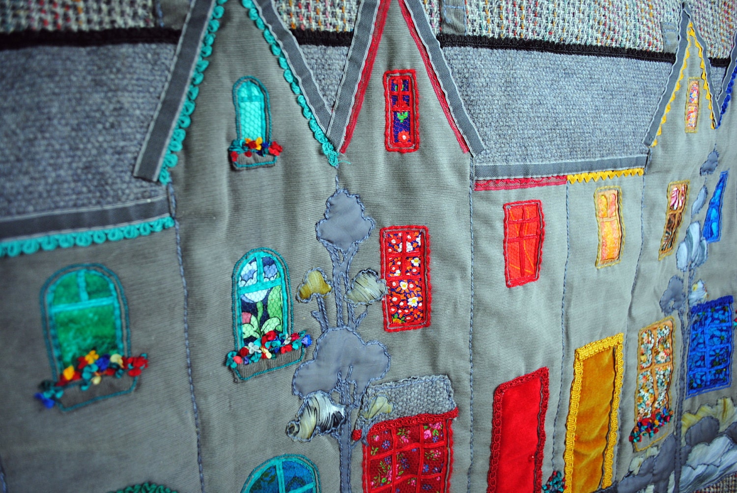 Sweet Handmade Rainbow Hippie Wall Hanging