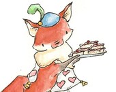 Knave of Hearts, Nursery Rhyme Collection. PRINT 8X10.