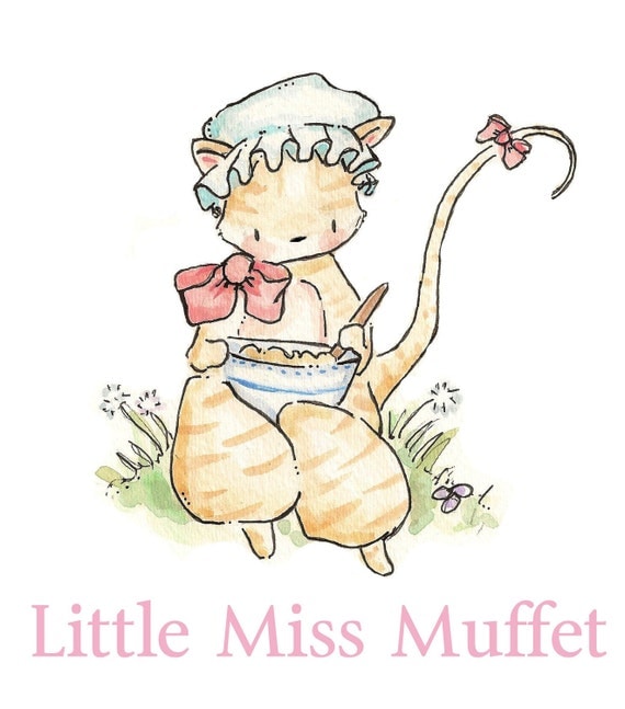 Little Miss Muffet Nursery Rhyme Printable