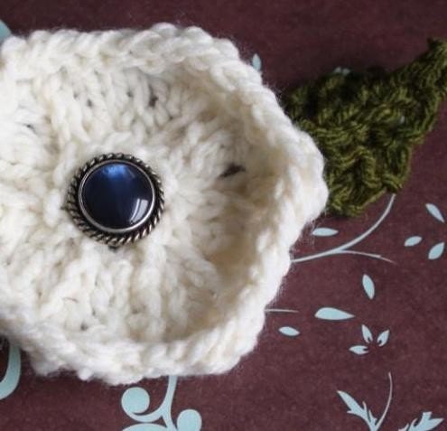 Easy Flower Applique Knitting Pattern - Adison Flower