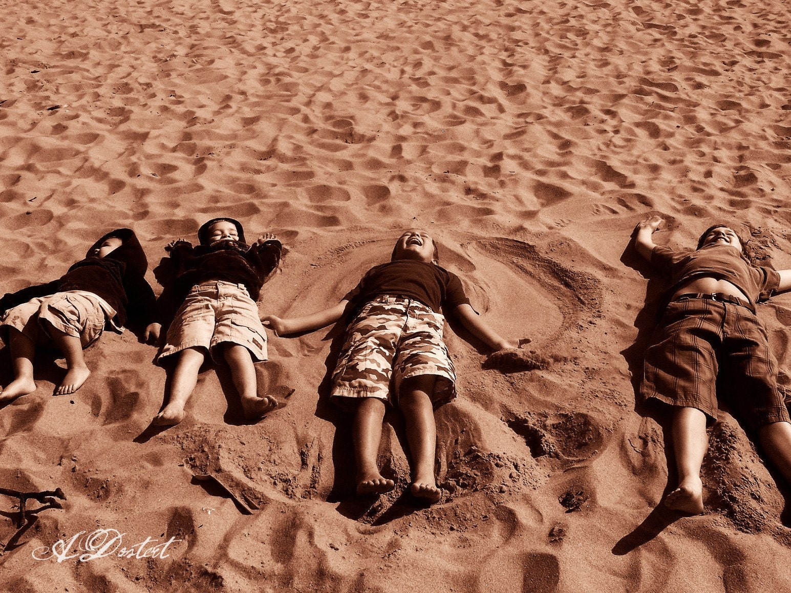 Photography Print 5x7 Sand Angels