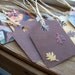 Recycled Fall Autumn Gift Scrapbooking Tags