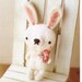 DIY handmade felt wool large size Teddy Bunny Japanese kit package