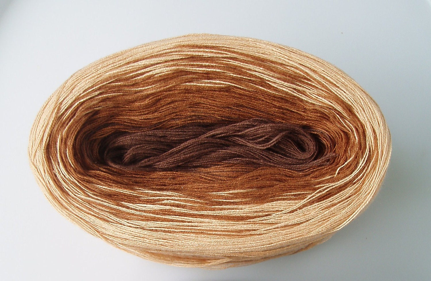 TOFFEE VI Color Changing Cotton yarn 50 gr/240 yards Fingering Weight