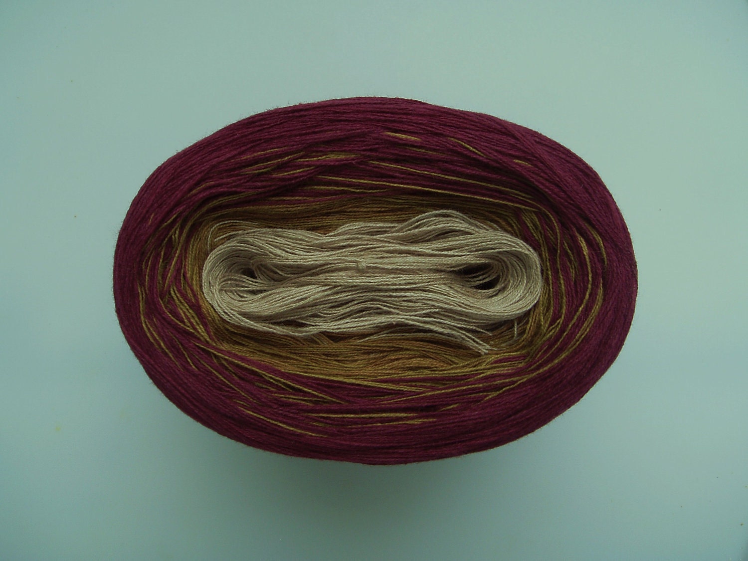 MAROONS II Color Changing Cotton yarn 480 yds/100 gr Fingering Weight