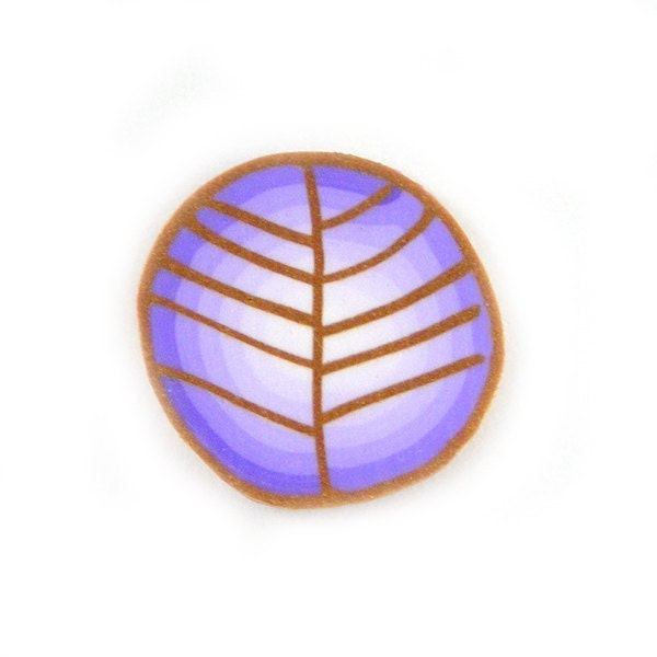 Leaf Cane Polymer Clay Cane Millefiori Purple And Gold Leaf Cane