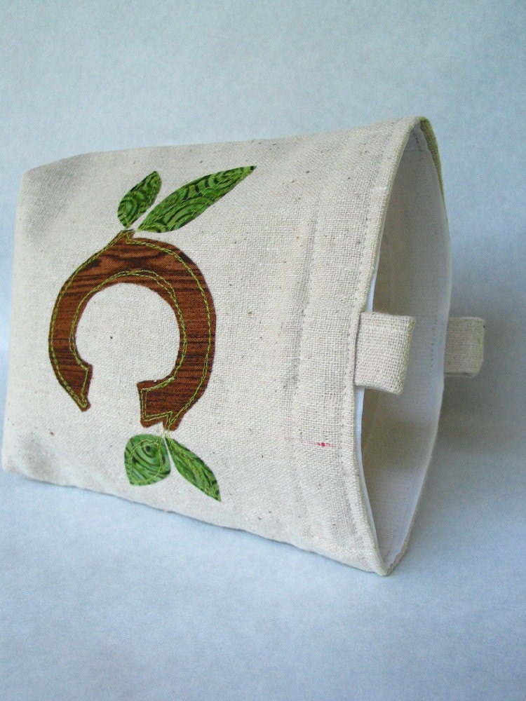 Reusable Sandwich or Snack Bag, Customized Tree Initial