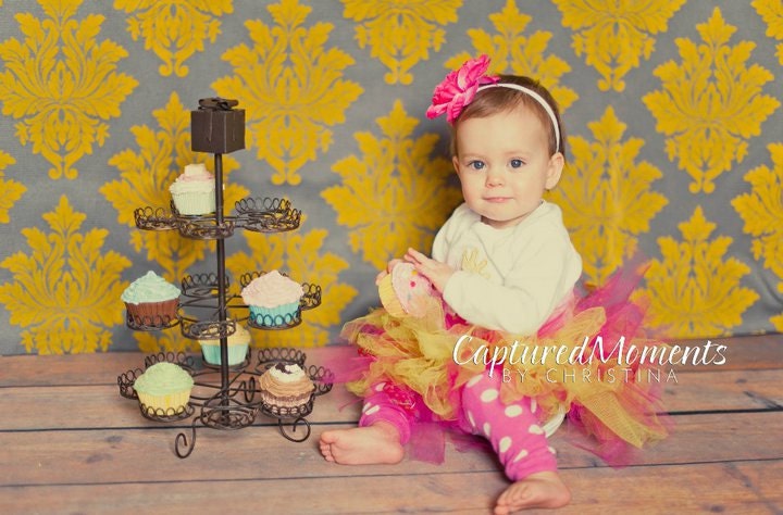 Baby girl photo prop cupcake fake cupcake photography prop shoot ,first birthday party centerpieces decoration pink icing