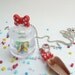 CANDYLAND NECKLACE Candy Jar necklace with sweet candy spoon Miniature charms with silver ball chain