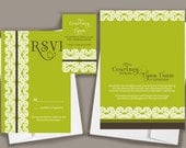 Chic Limeade - Printable Wedding Invitation Suite