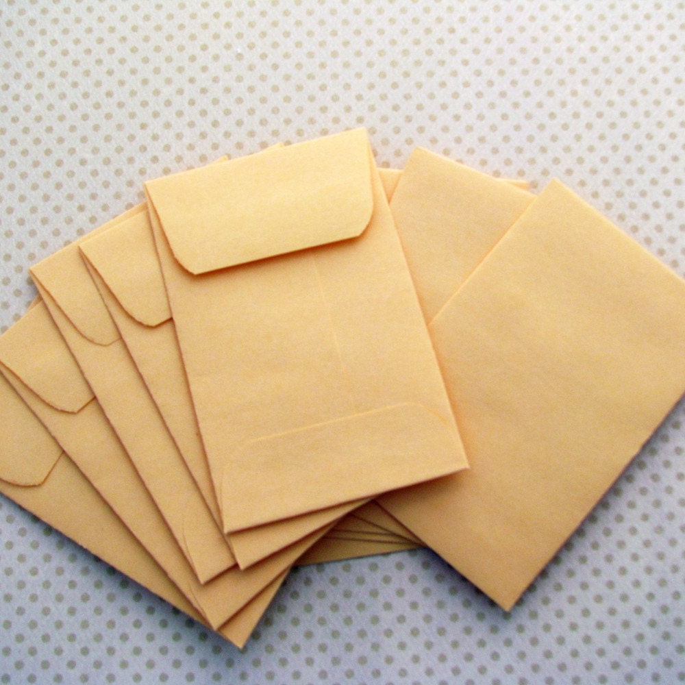 Items similar to Embossed coin envelopes . white . birds and flowers