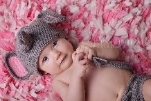 Baby or toddler hat Elephant 0-3 mths or any size to 18mth same price Email me for larger size cost