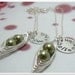 Peas in a Pod - Best Friends Necklaces with Personalized Name Tag