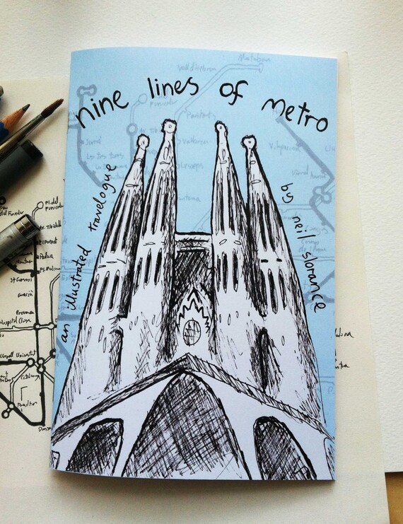 Nine Lines of Metro - an illustrated travelogue