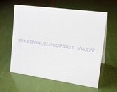 get well soon (without u) letterpress card