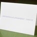 get well soon (without u) letterpress card