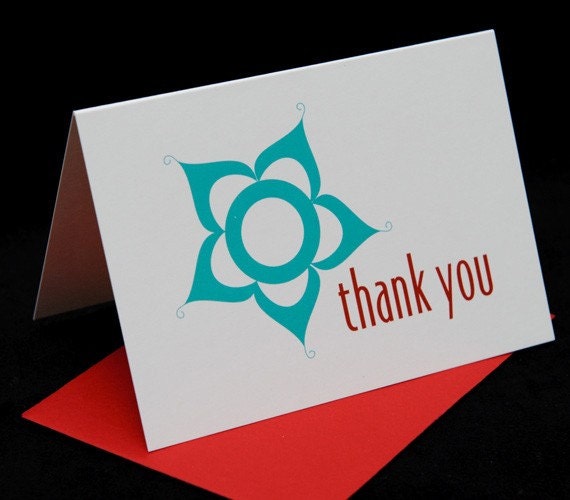 Starry Nights Folded Thank You Cards (Set of 25)