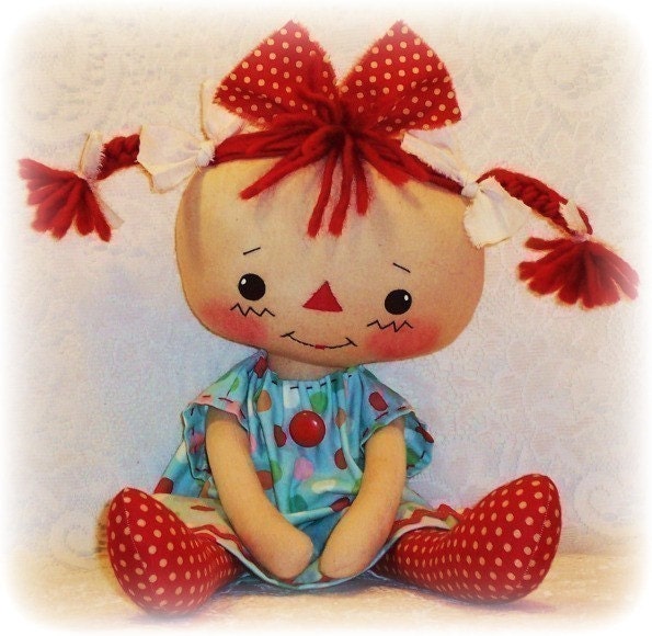 Rag Doll PATTERN, PDF, Instant Download, Sewing, Cloth Doll Pattern, Digital Download