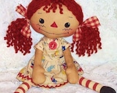 Doll Pattern, Instant Download PDF Rag Doll Sewing Pattern, Digital Download
