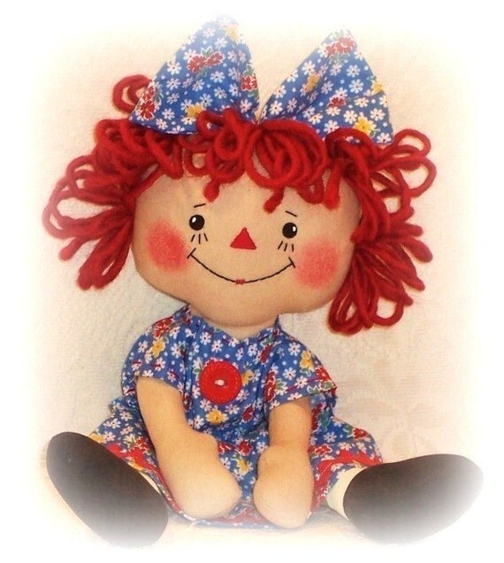 Cloth Doll Pattern, PDF Rag Doll Sewing Pattern ePattern