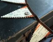 Train Ticket Bunting CUSTOM MADE