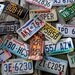 Still Life Photography,  Fine Art Print, License Plates,  8X10 Mat,  Wall Hanging,  Ready to Frame,  Plates Print, Colors and States