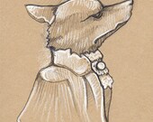 The Duchess: Framed Graphite Sketch