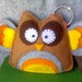 MR.HOOTTIES : Purse Keychain.