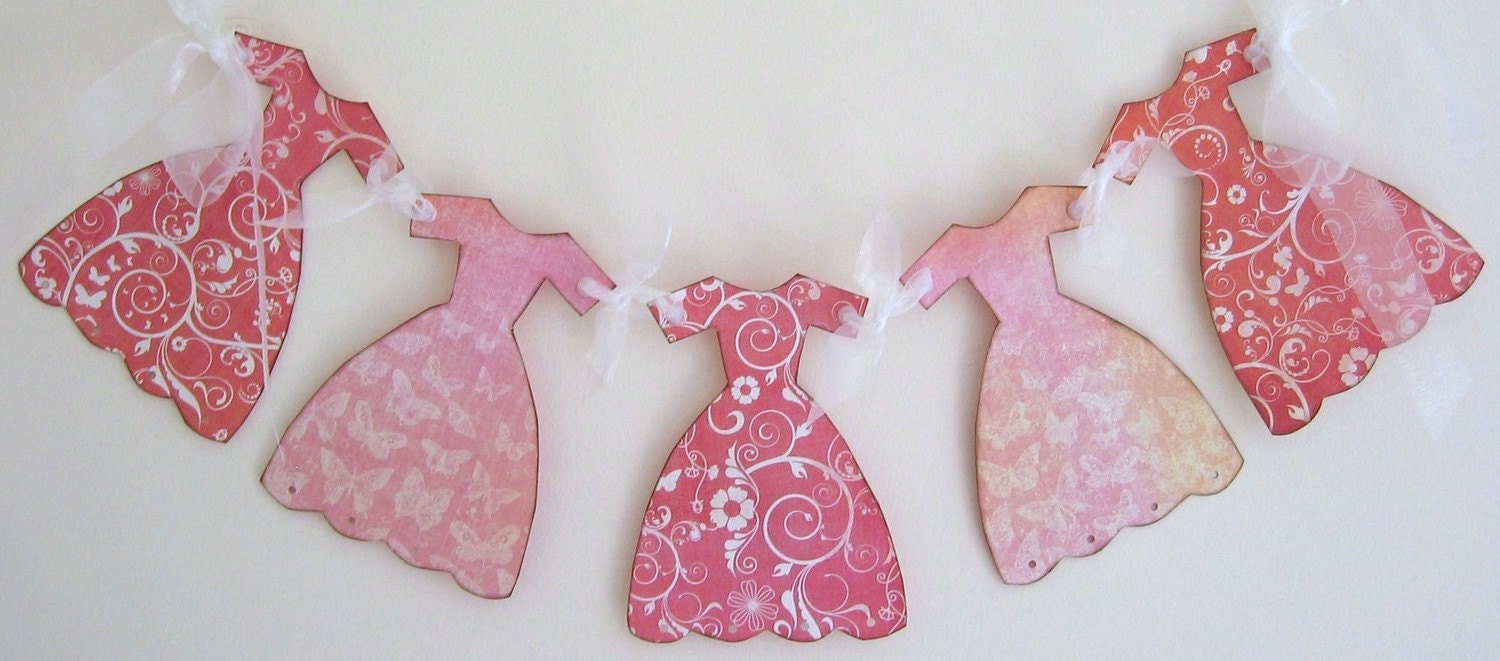 My Little French Dress Garland butterflies Il_570xn