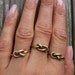 Infinity Knot Rings Tibetan Bronze 4 Rings  888888888888888888888888888888888888