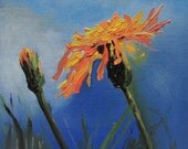 Andolsek Art, ORIGINAL OIL Painting, Flowers, Spring, Garden, Plants, 'Spring Ahead', 6x6