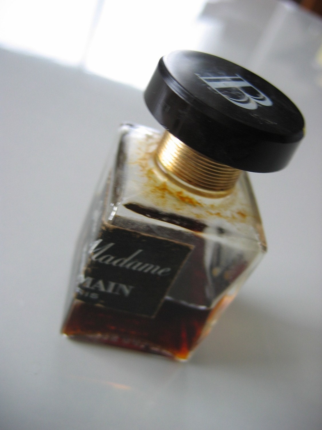 60's Jolie Madame Perfume by Balmain. 1 oz. bottle. Paris. RARE Vintage.