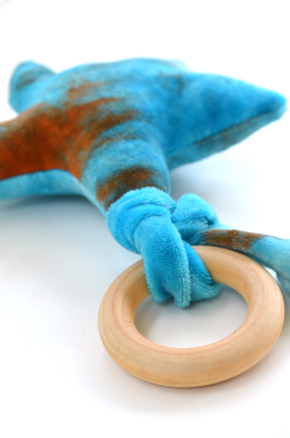 Teether - Shooting Star - Blue and Orange