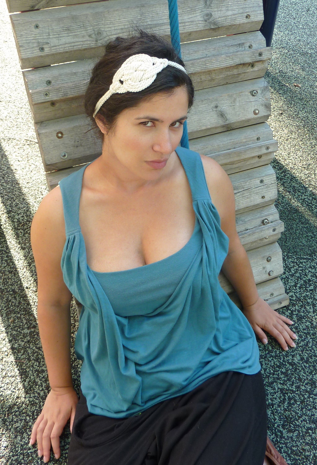 Waterfall Cowl Tank Top