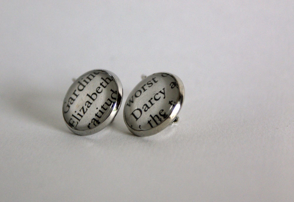 Miss Marple custom literary earrings for glbuckingham
