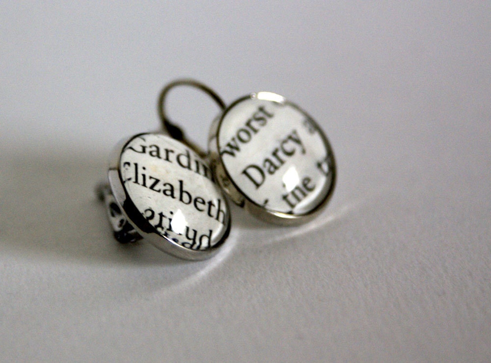 Miss Marple custom literary earrings for glbuckingham
