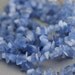 Blue Catseye Multi Strand Chip Necklace