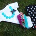 Necklace rufflebum with matching leg warmers