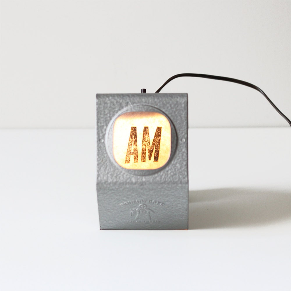 vintage slide viewer lamp