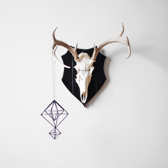Himmeli Ornament no. 1 / Modern Hanging Mobile / Geometric Sculpture