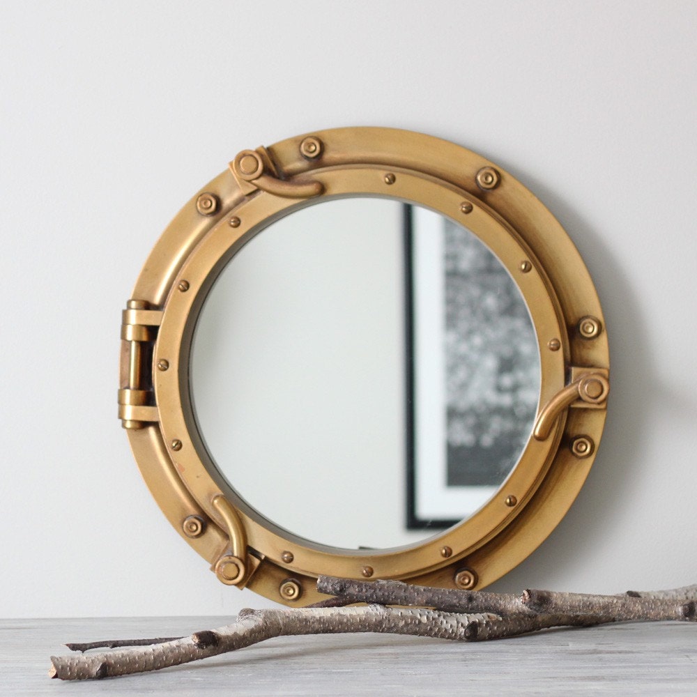 ship port hole mirror