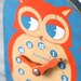RESERVED playskool owl clock