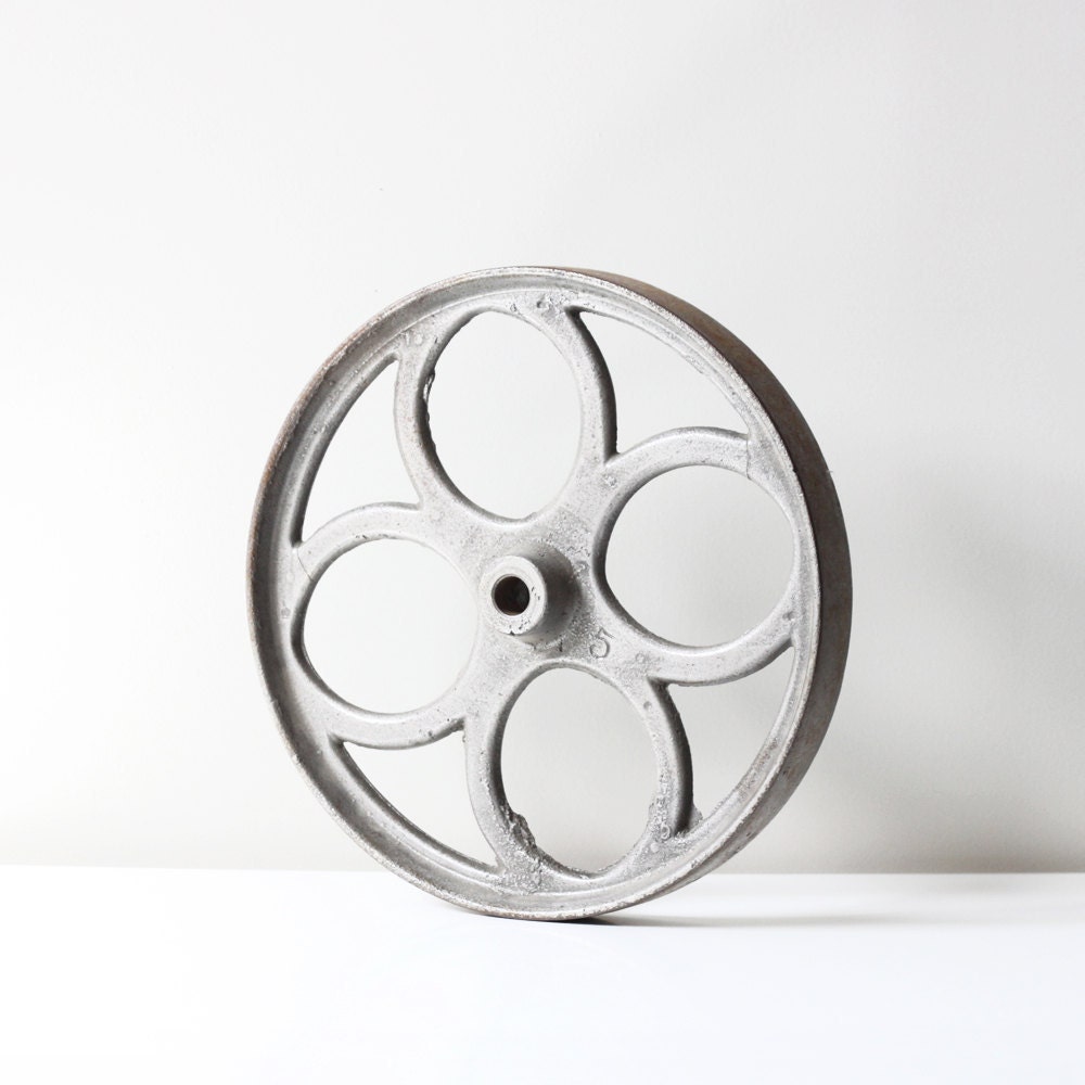 Vintage Large Pulley Belt Wheel