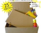Make Your Own Box and Art Journal Kit for personal Expression, used by therapists