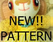 PATTERN NEW easter naked bunny doll and instructions