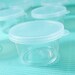12 Small Containers - Clear body and lid