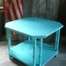 Turquoise Coffee Table.Vintage